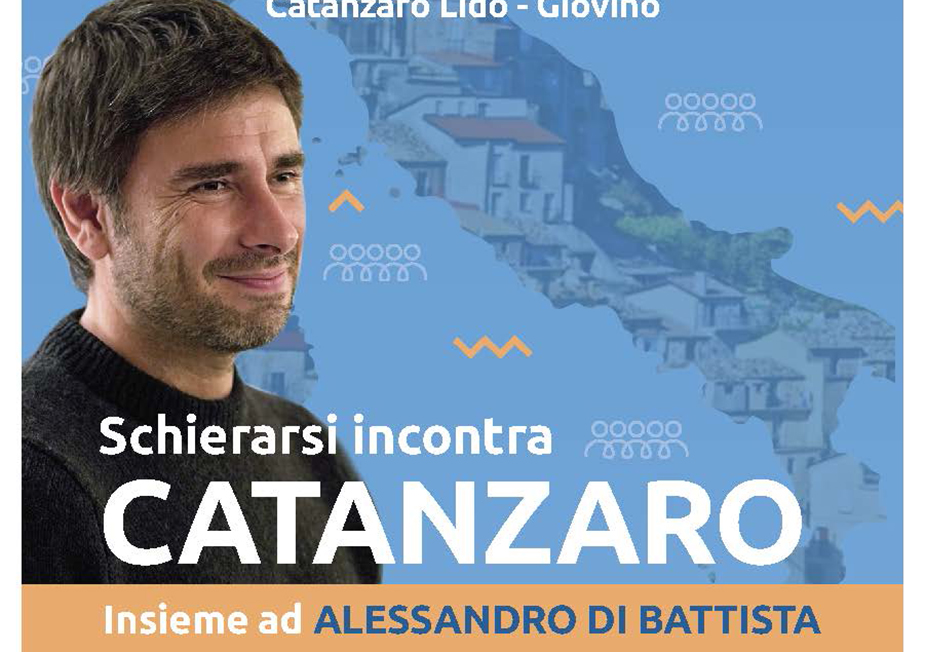 <strong>Alessandro Di Battista</strong> a Catanzaro per spiegare contenuti e obiettivi dell’associazione “Schierarsi”